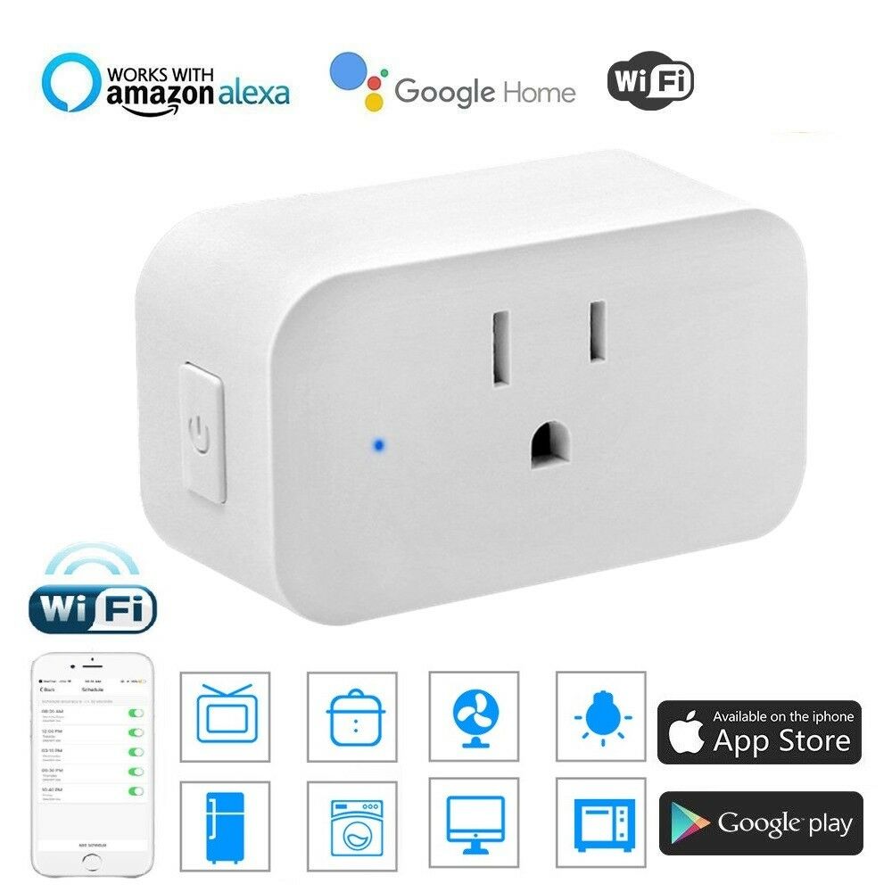 Weg Wifi Smart Home 10A Alexa Google Smart Socket Color Blanco